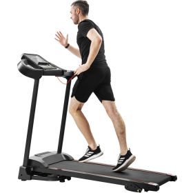 Compact Easy Folding Treadmill Motorized Running Jogging Machine Audio Speaker