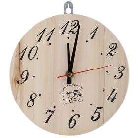 8in Sauna Clock Decorative Timer Clock for Sauna Accessory Sauna Room Home Decor