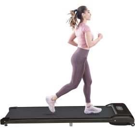 2 In 1 Under Desk Electric Treadmill With Bluetooth APP Walking Jogging Machine