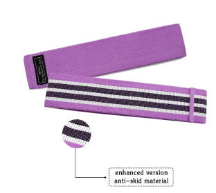 Resistance Band Elastic Hip Circle Fitness Squat Resistance Buttocks Circle Yoga (Option: Purple-M-Q1pc)