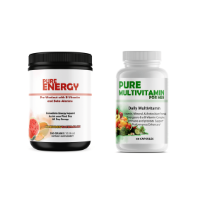 Energy Bundle Pre-Workout and Multi-Vitamins (Multi-Vitamins: Pure Multivitamins Mens, Pre-Workout: Pure Energy)