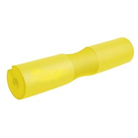 Barbell Pad Support Squat Bar Foam Cover Pad (Color: Yellow, Type: Fitness Supplies)