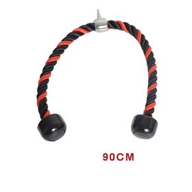 Pull Rope Down Pressure Comprehensive Training Device Pull Rope Fitness Equipment Material (Option: Color biceps muscle rope 90cm)